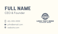 Wood Planer Workshop Business Card