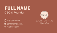 Autumn Badge Business Card Design