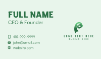 Tech Consultant Letter P Business Card