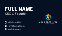 Electric Energy Shield Business Card