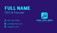 Music Suitcase App  Business Card