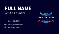 Hockey Championship Sport Business Card Design