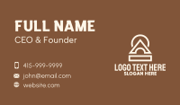 White Temple  Business Card Design