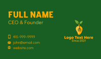 Farmers Market Business Card example 2