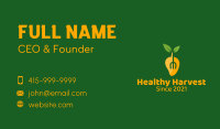 Mango Fork Restaurant  Business Card Image Preview