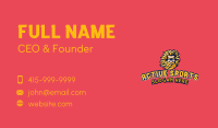 Zeus Head Mascot Business Card