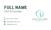 Natural Acupuncture Treatment  Business Card Design