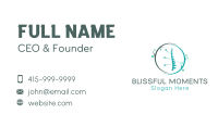 Natural Acupuncture Treatment  Business Card Image Preview