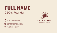 Brown Taco Restaurant Business Card