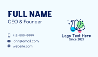 Peacock Business Card example 1