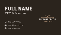 Elegant Cafe Restaurant Business Card Image Preview