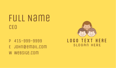 Smiling Children Group Business Card