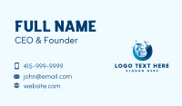 Cleaning Sanitation Wash Business Card Design