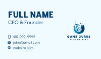 Janitress Business Card example 1