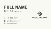 Professional Brand Letter A Business Card Design