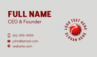 Red Falcon Wing Business Card