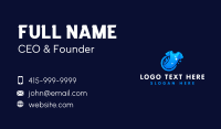 Washing Laundry Shirt Business Card Design