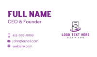 Mobile Business Card example 3