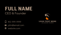 Fire Mushroom Restaurant Business Card