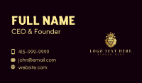 Royal Crown Lion Business Card