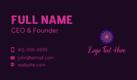 Mandala Business Card example 2