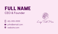 Beauty Shop Business Card example 4