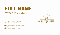 Wood Rocking Chair Business Card