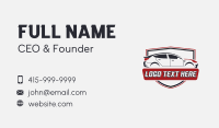 Auto Detailing Business Card example 3