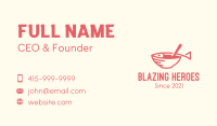 Fish Soup Bowl Business Card Image Preview