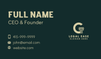 Greek Column Business Card example 1