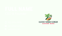 Reggae Palm Tree  Business Card