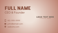 Premium Company Studio Business Card