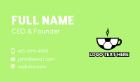 Soccer Ball Coffee Cafe Business Card