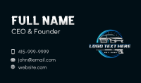 Car Wash Pressure Washer Business Card