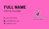 Rock Band Guitar Business Card