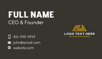 Roof House Minimalist Business Card