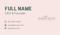 Aesthetic Organic Floral Business Card