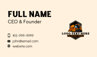 Excavator Backhoe Digger Business Card