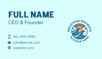 Summer Tsunami Wave Business Card