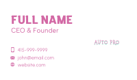 Kid Business Card example 4