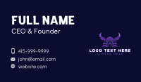 Viking Warrior Mountains Business Card