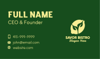 Natural Organic Lemon  Business Card
