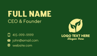 Natural Organic Lemon  Business Card