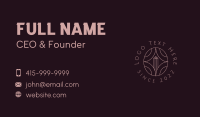 Crystal Gem Boutique Business Card