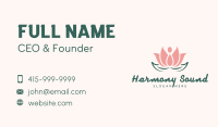 Lotus Blossom Yoga Business Card