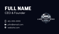 Car Detailing Dealership Business Card