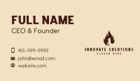 Chicken Flame BBQ Business Card