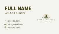 Tropical Building Lodging Business Card Design