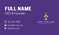 Abstract Human Care Foundation Business Card