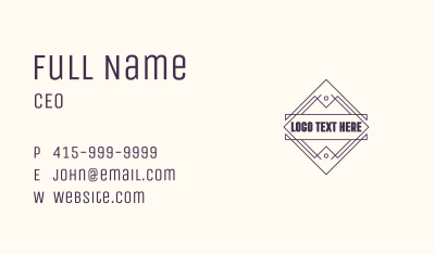 Generic Business Agency Business Card Image Preview